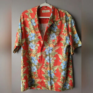 Tommy Bahama Silk Hawaiian Shirt S
